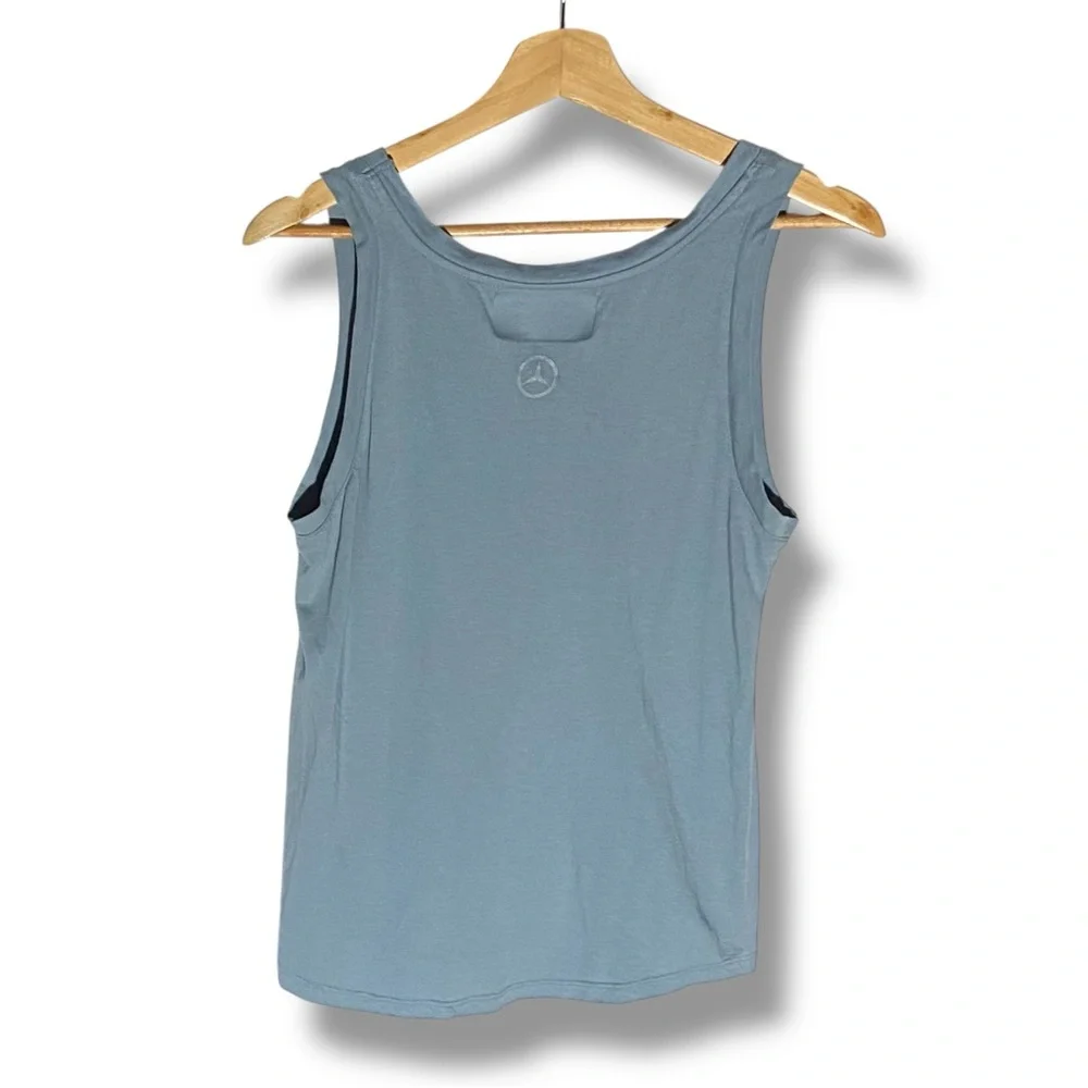 MERCEDES BENZ Silvery Blue 'USA Collection' Tank Top - Picture 3 of 5